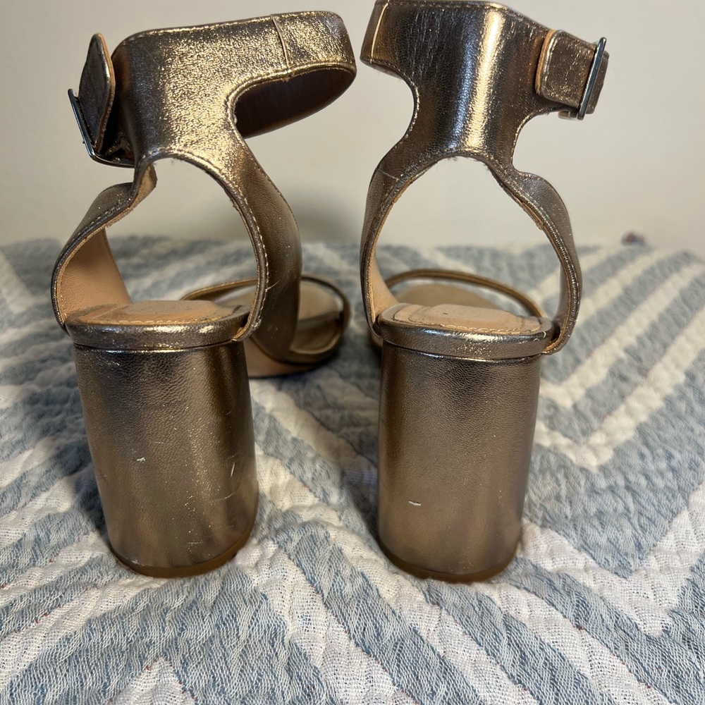 Rosé Gold Women's Sandals - Picture 6 of 8